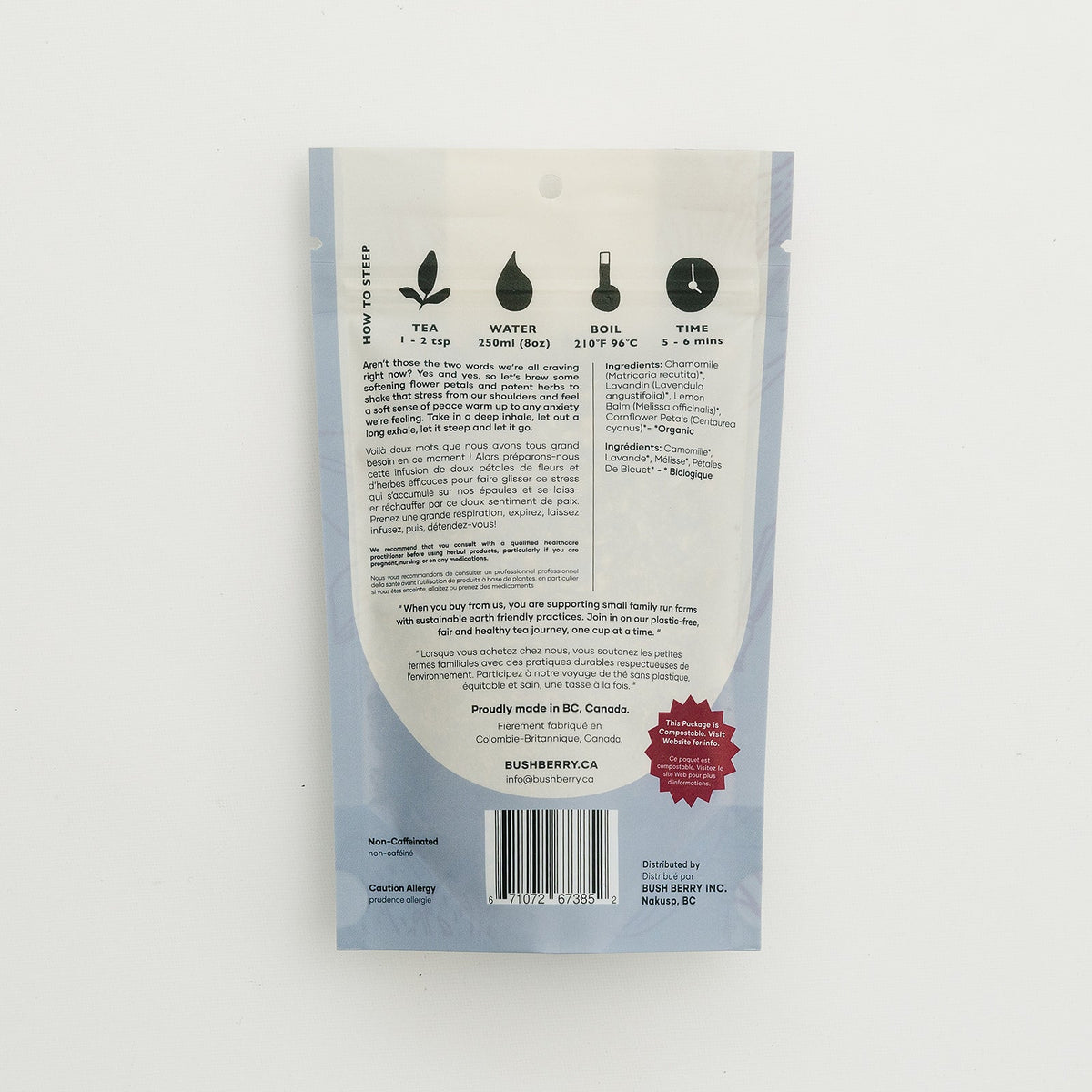Tisane bio détente et régénération