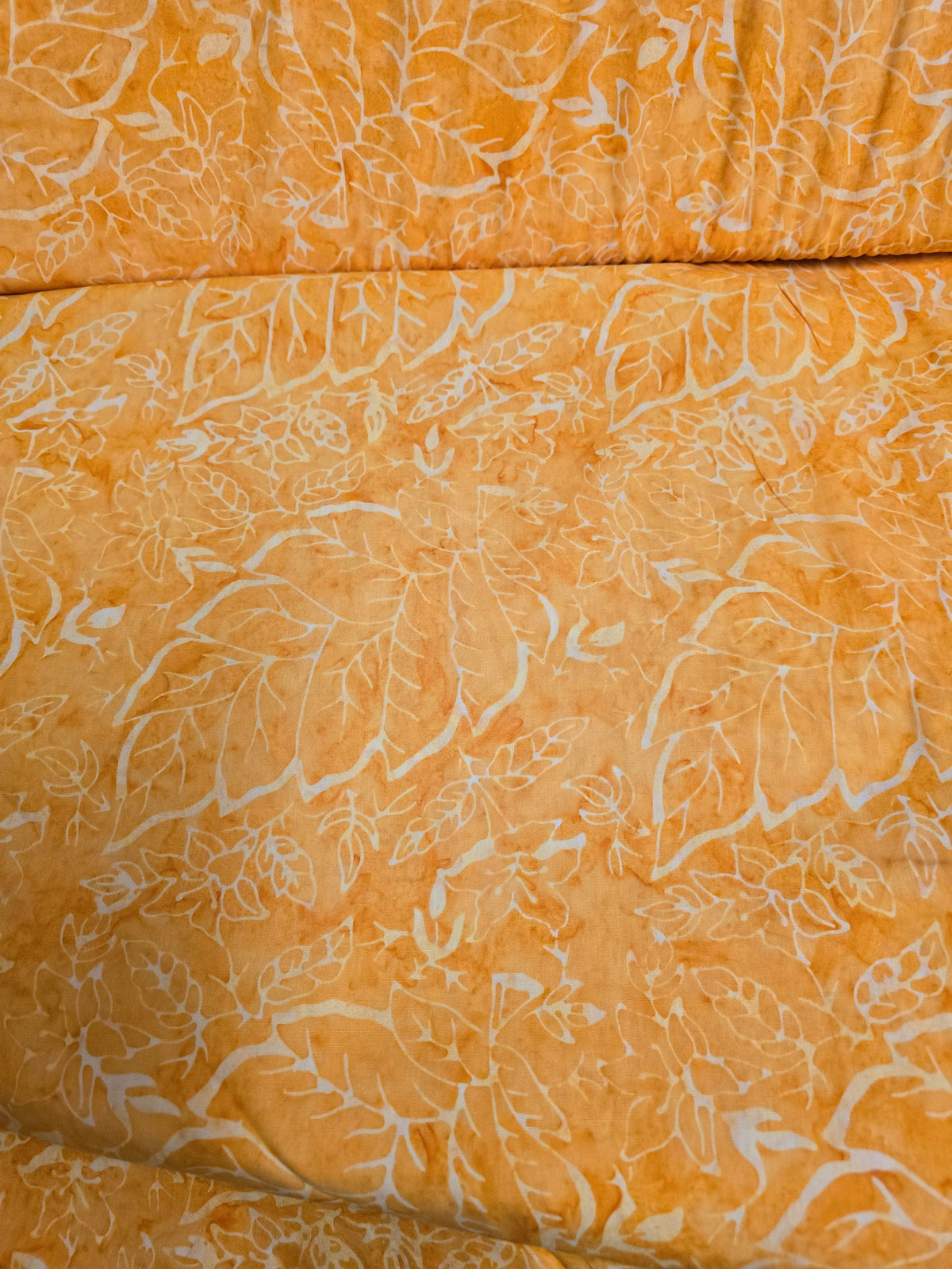 Batiks Bavarian- Orange Leaf - JH23A8-OF