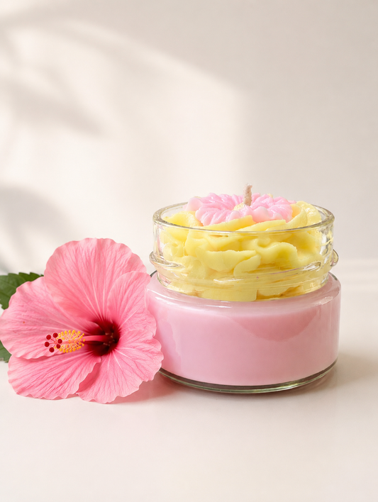 The gourmet mini delight candle - Island Hibiscus