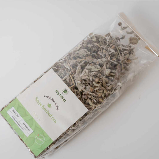 Tisane de sauge – Feuilles en vrac coupées par Rayhana