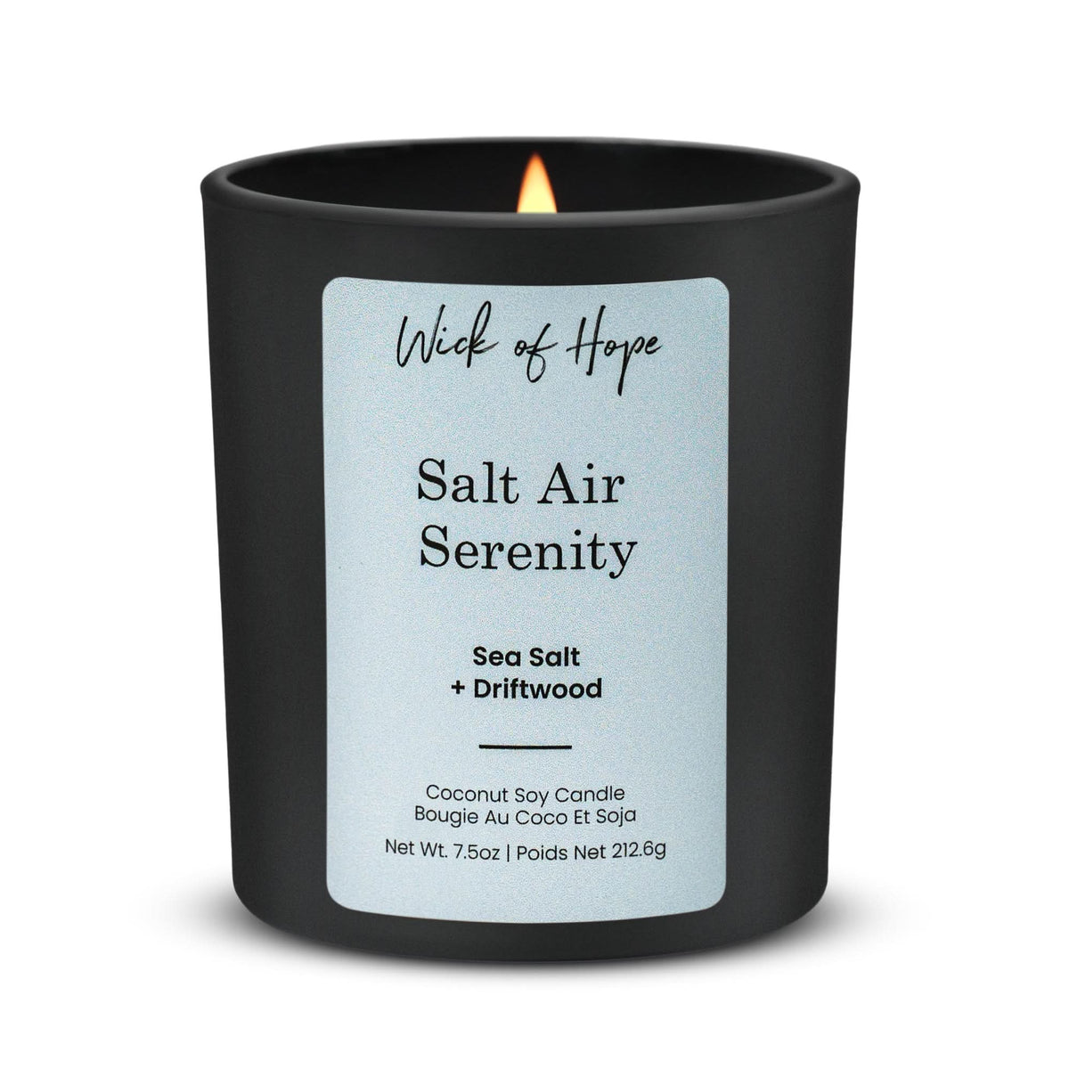 Bougie Sérénité Air Salin | Sel Marin + Bois Flotté