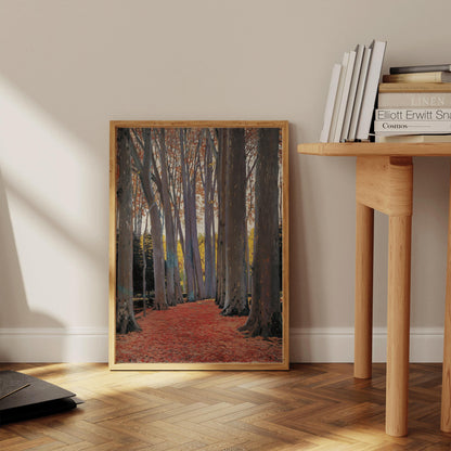 Santiago Rusi√±ol Print: Avenue of Plane Trees, Spanish Art