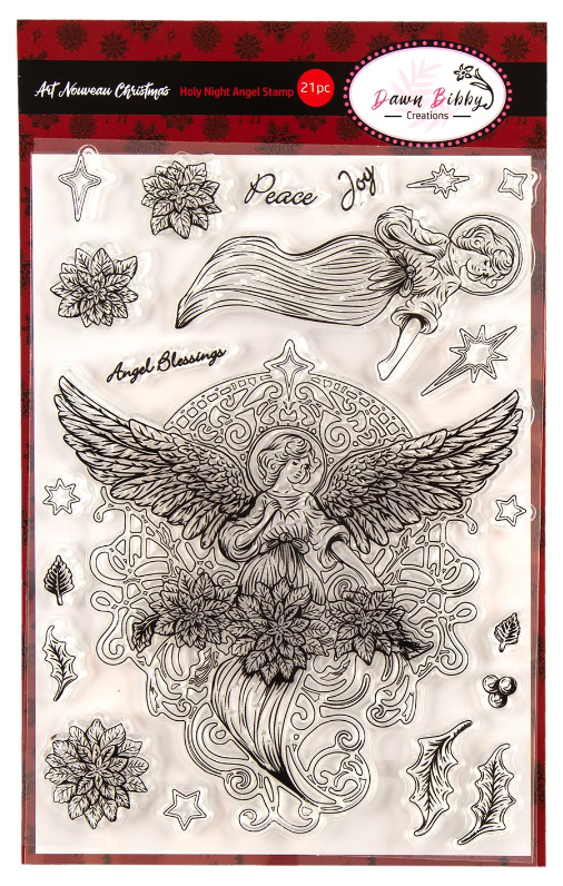 Art Nouveau. Timbre d'ange de la Nuit Sainte