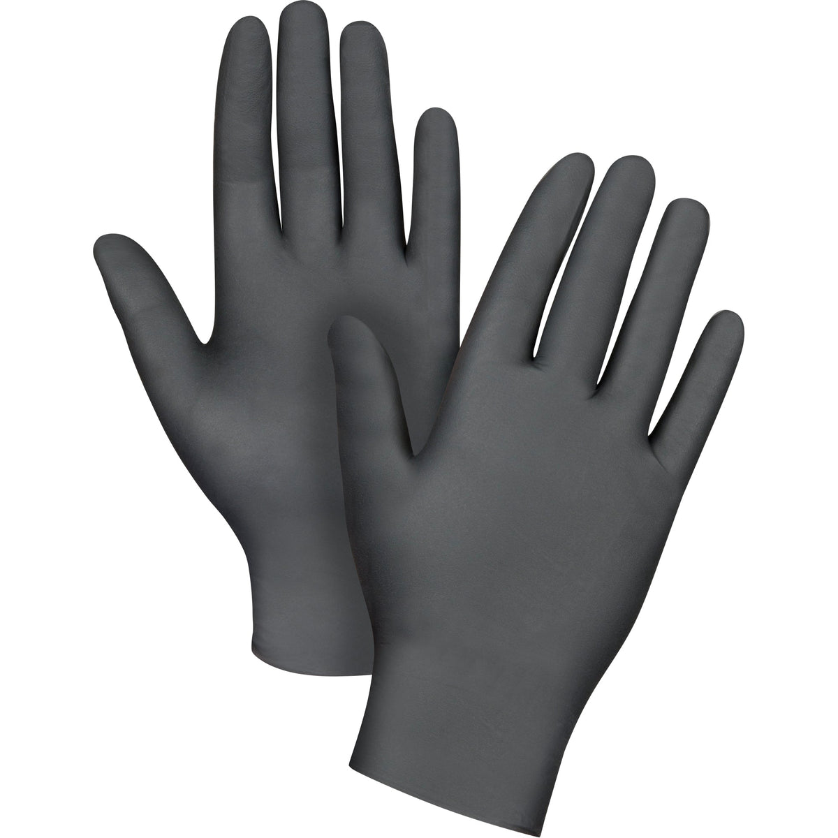Gants jetables de qualité médicale, petits, en nitrile, 6 mil, sans poudre, noirs, de classe 2