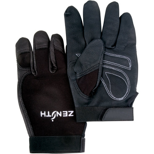 Gants de mécanicien ZM300, paume en cuir de vachette pleine fleur, taille M
