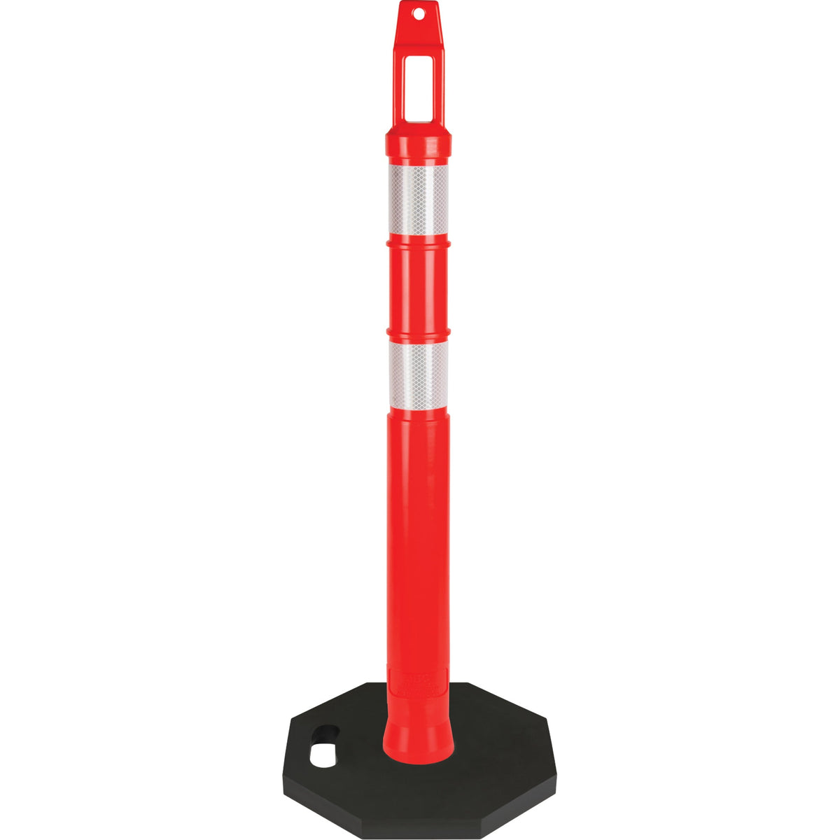 Poteau de délinéateur Premium, 107 cm H, orange