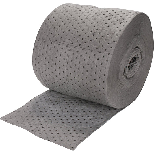 Premium Bonded Sorbent Rolls, Heavyweight, 150' L x 15" W, 25 gal. Absorbancy