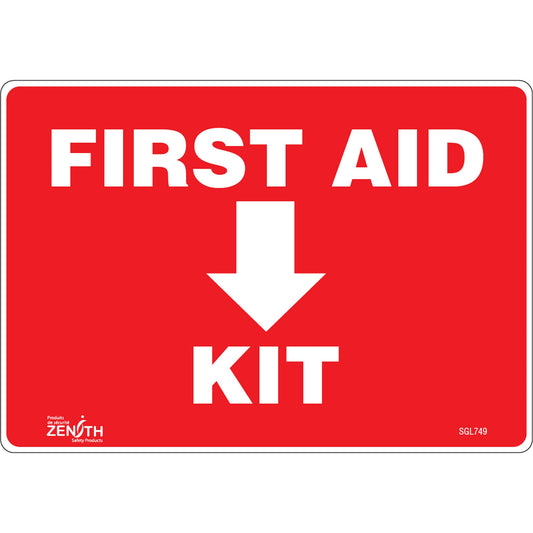 "First Aid Kit" Sign