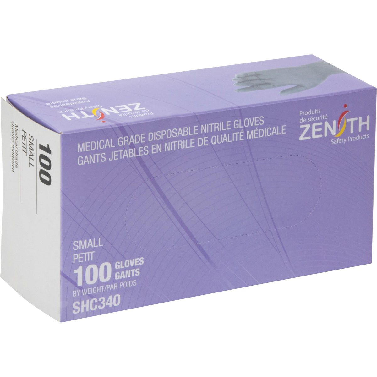 Gants jetables de qualité médicale, petits, en nitrile, 6 mil, sans poudre, noirs, de classe 2