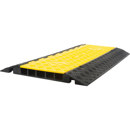 Protecteur de câble en polyuréthane, 5 canaux, 90 cm L x 50 cm l x 5 cm H