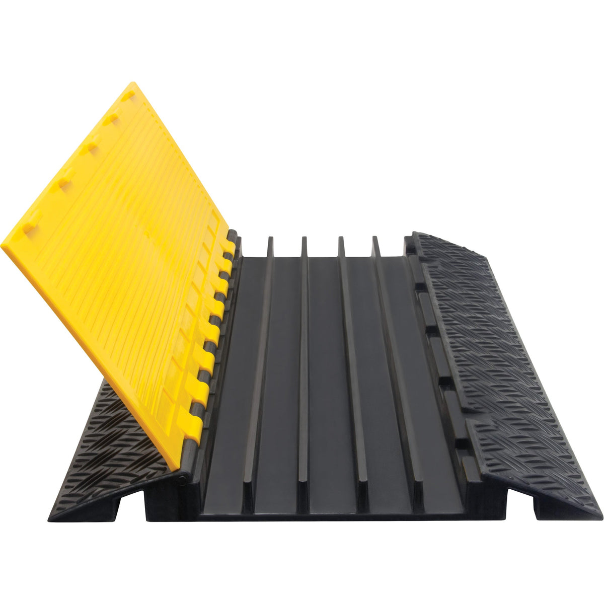 Protecteur de câble en polyuréthane, 5 canaux, 90 cm L x 50 cm l x 5 cm H
