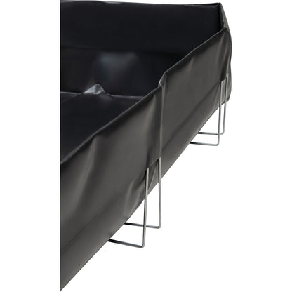 Wire Bracket Berm, 268 US gal. Capacity, 6' W x 8' L x 12" H, L-Bracket