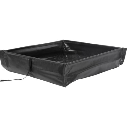 Collapsible Roll-Up Spill Berm, 15 US gal. Capacity, 2' W x 2' L x 6" H