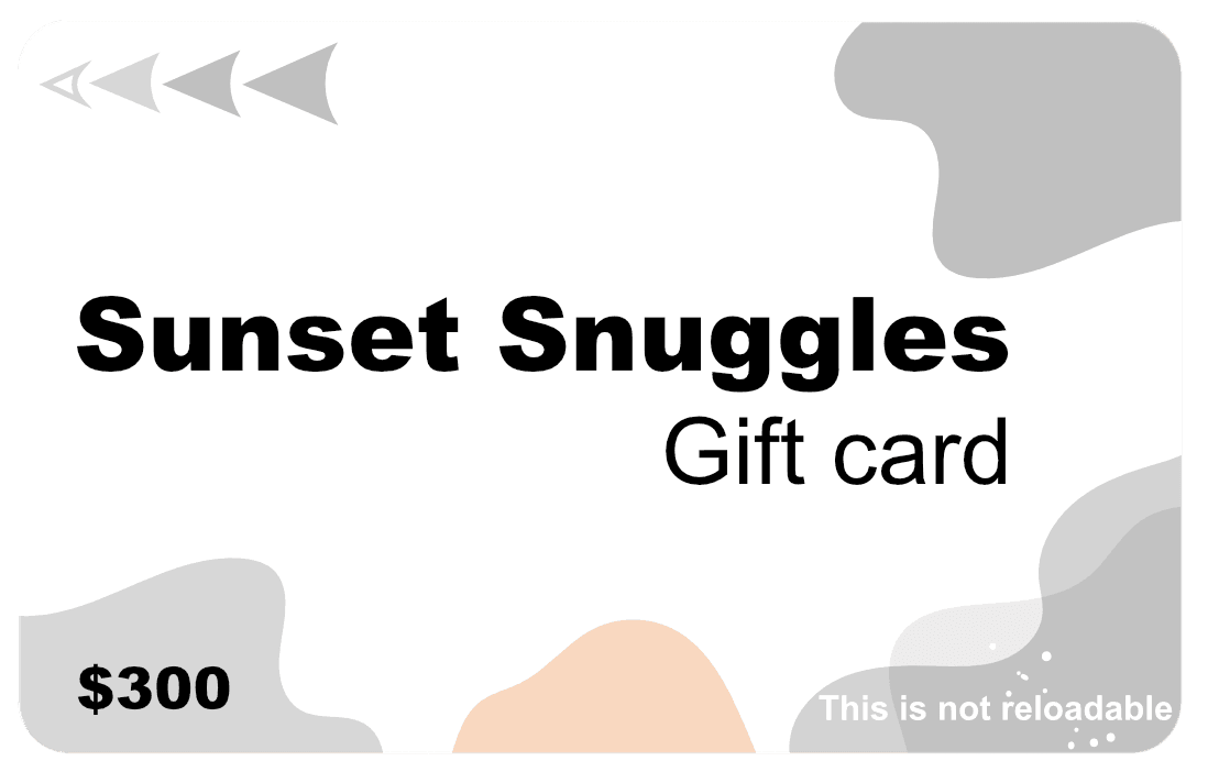 Sunset Snuggles Gift cards