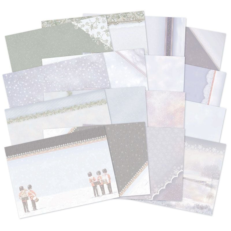 Inserts de carte de luxe Vœux d'hiver