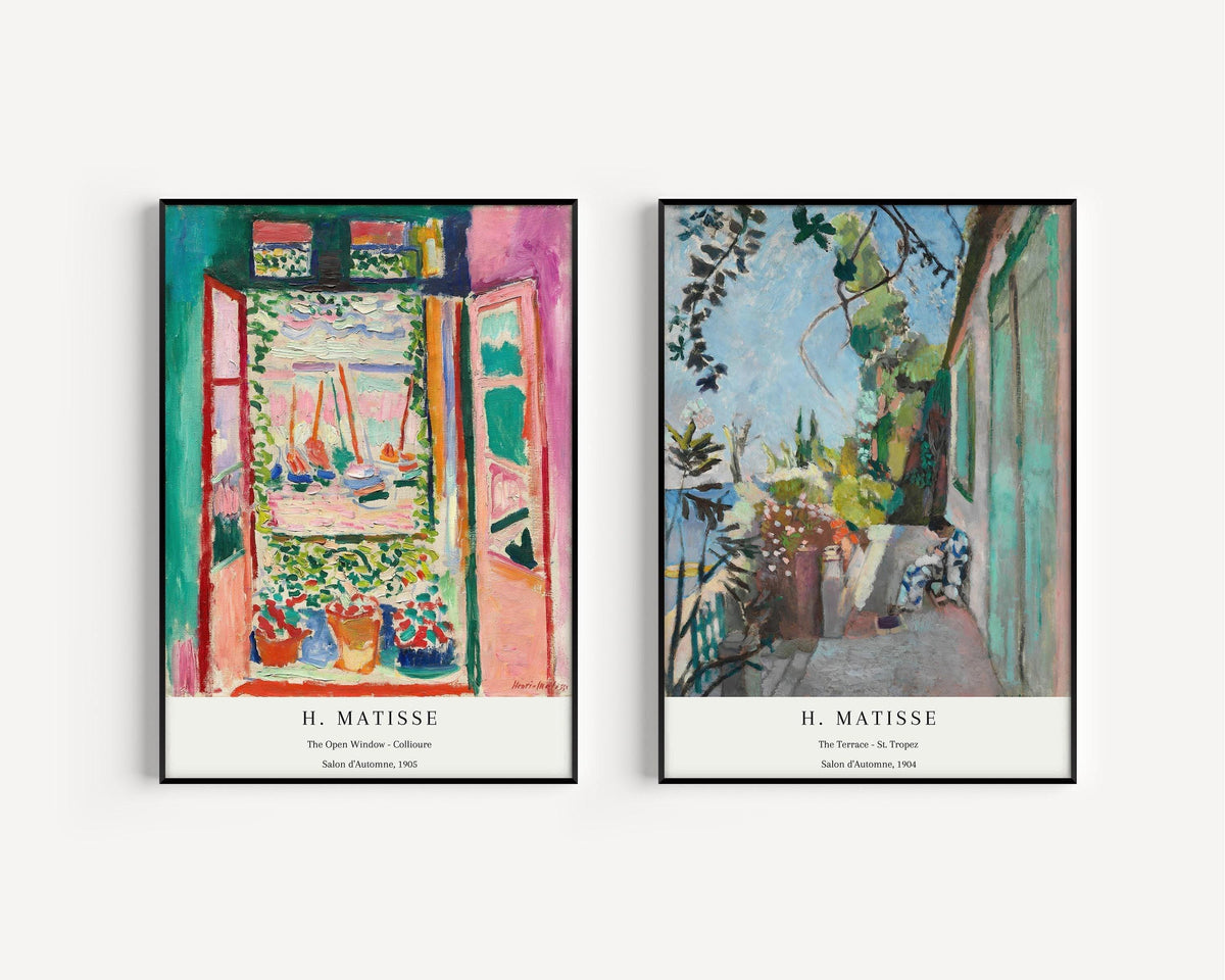 Matisse Art Prints: St. Tropez, Open Window Collioure, Fine Art Giclee