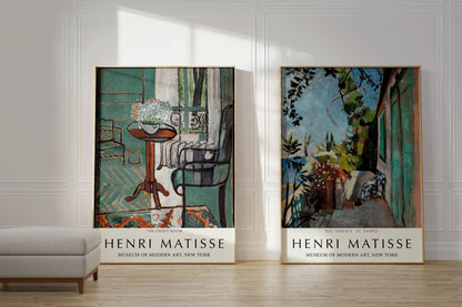 Henri Matisse Art Print Set: The Green Room & St. Tropez