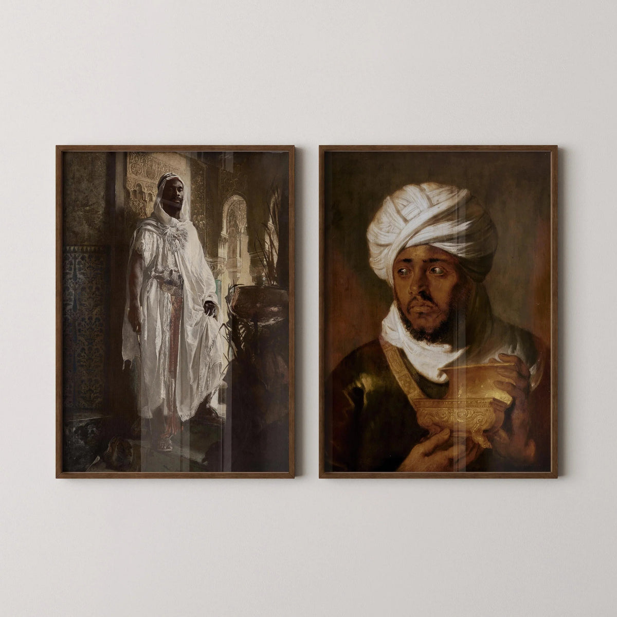 Estampes d'art orientaliste : Chef maure et Roi - Edouard Charlemont, Rubens