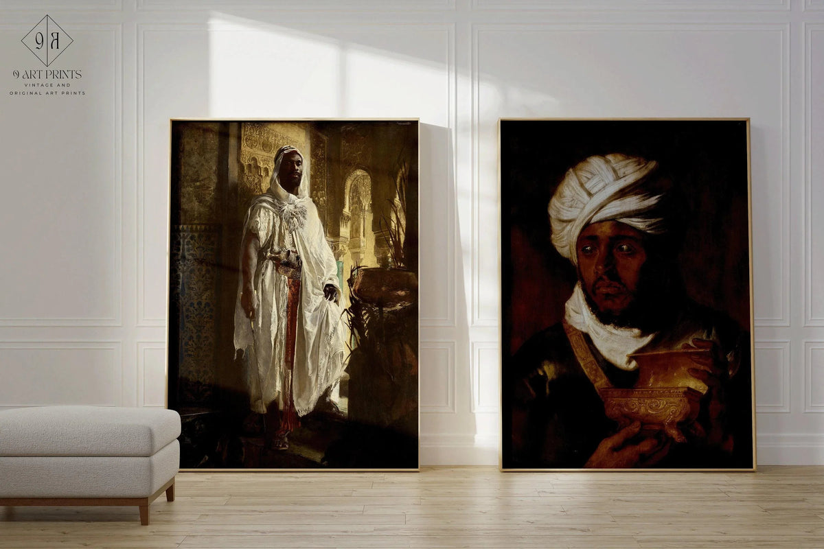 Estampes d'art orientaliste : Chef maure et Roi - Edouard Charlemont, Rubens
