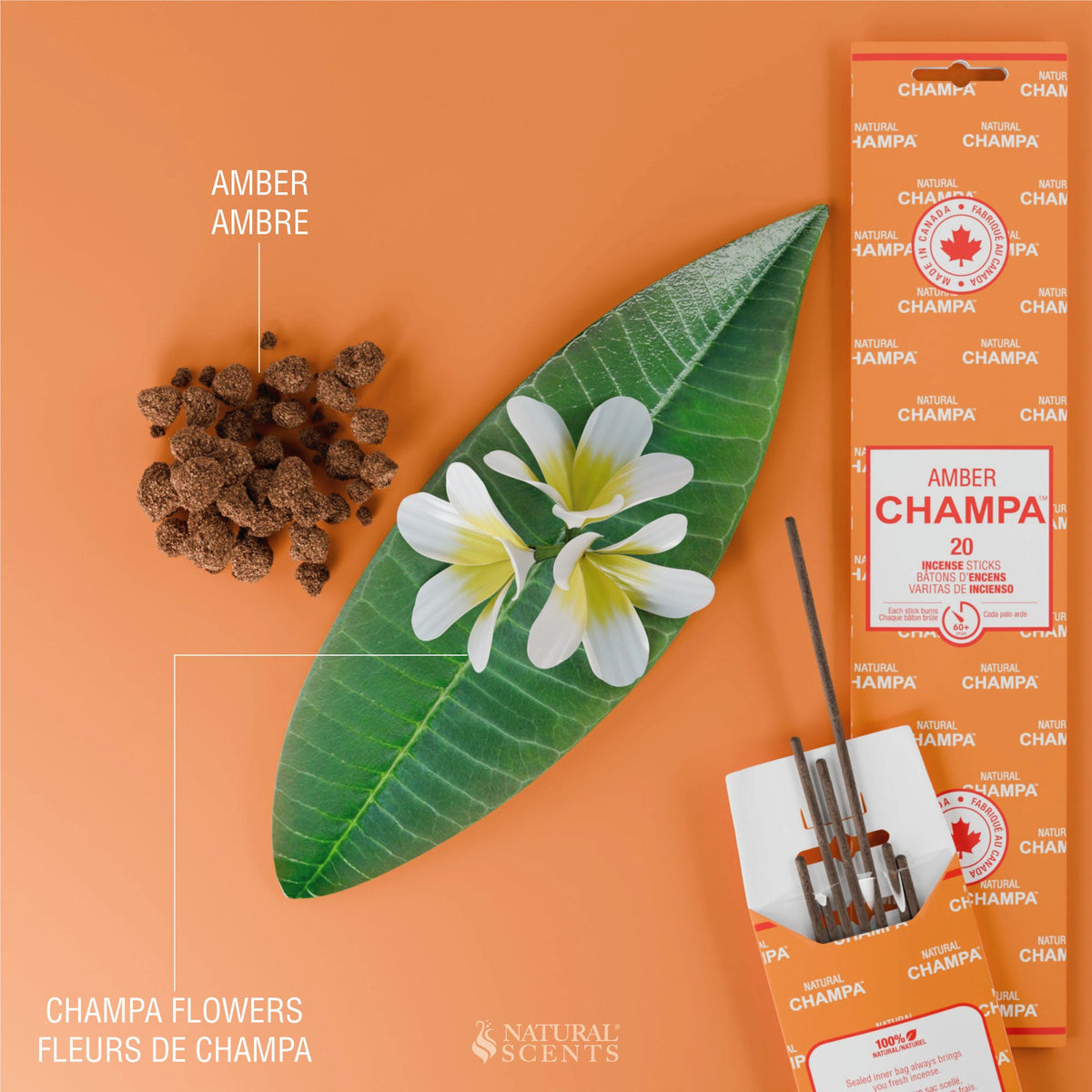 Amber Champa Incense Sticks