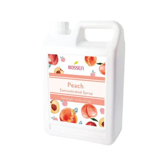 Peach | Multi-Use Premium Fruit Syrups | Bubble Tea Syrup | Fruit Puree | Fruit Smoothie | Fruit Slush Mix | Ships Free Within Canada on Orders Above CAD $199