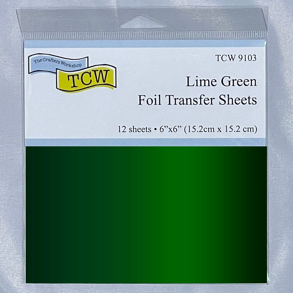 Feuilles de transfert métalliques 6x6 The Crafters Workshop (TCW)