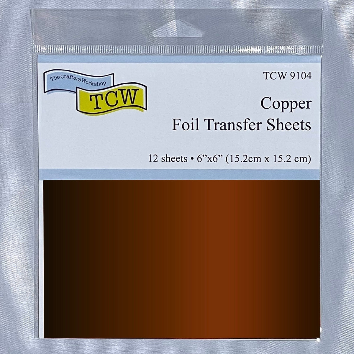 Feuilles de transfert métalliques 6x6 The Crafters Workshop (TCW)