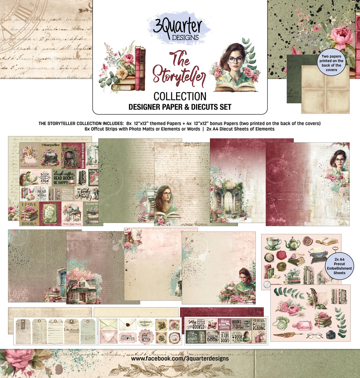 Collection de Papiers 30x30 The Storyteller