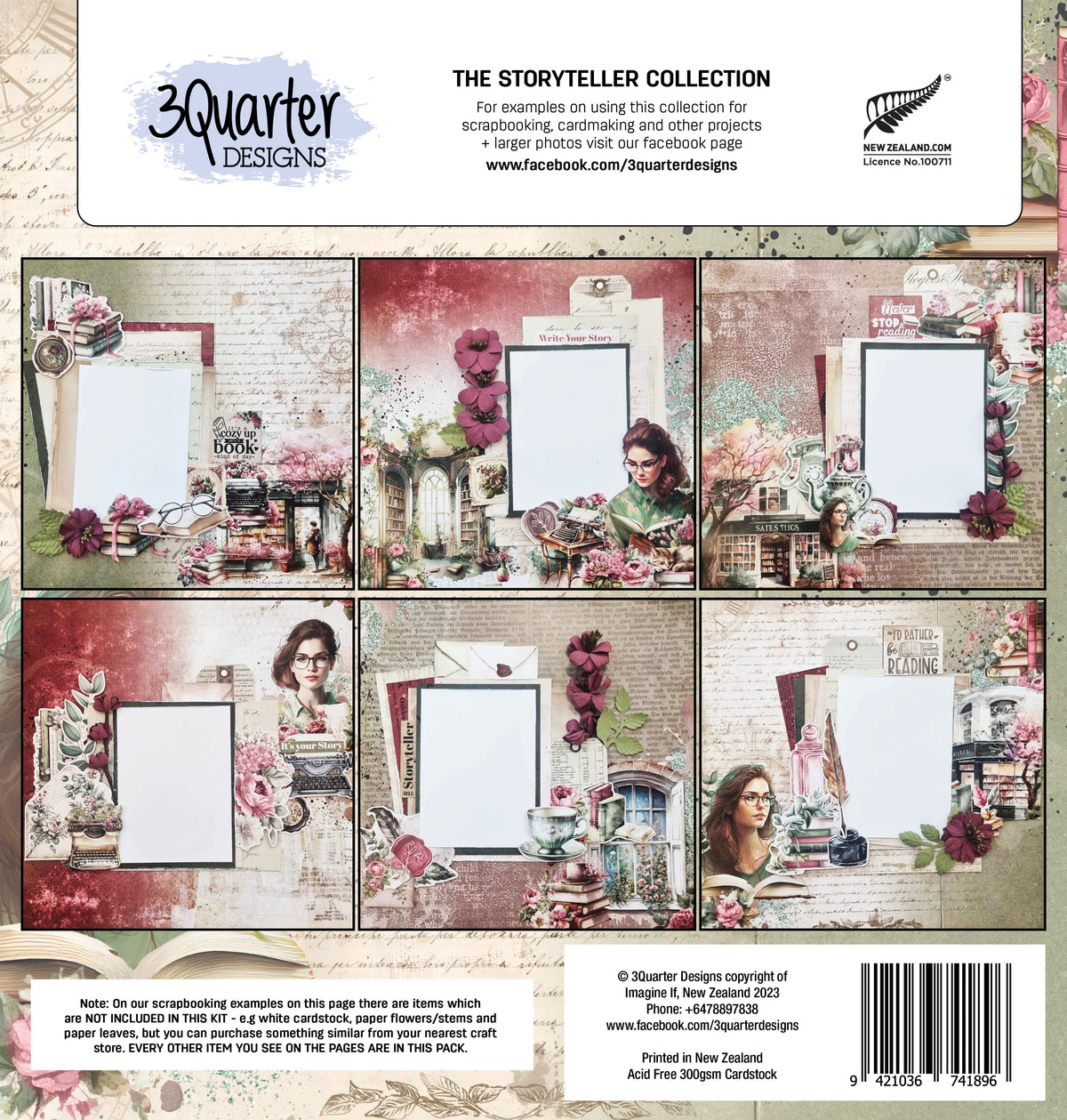 Collection de Papiers 30x30 The Storyteller