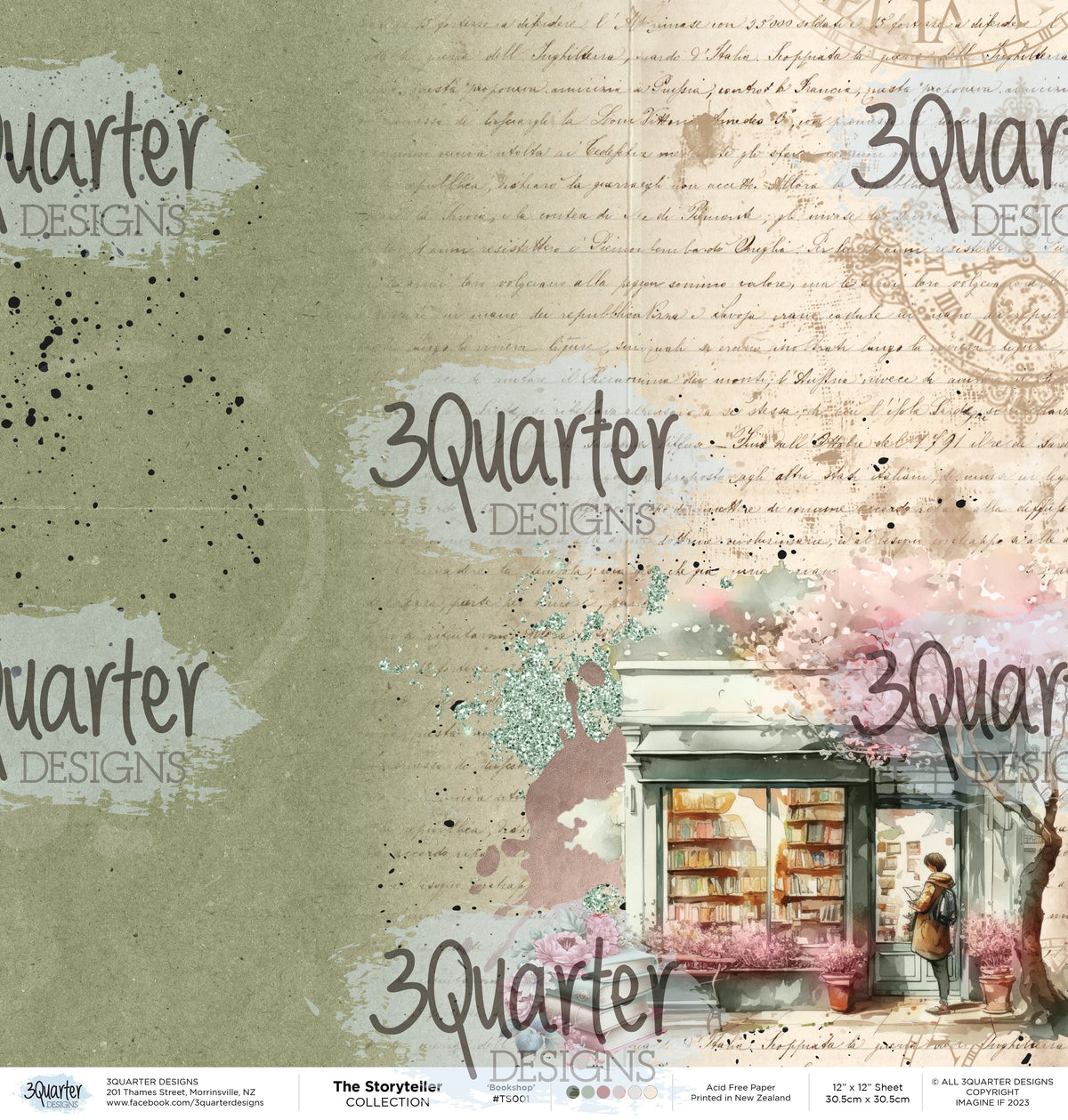 Collection de Papiers 30x30 The Storyteller