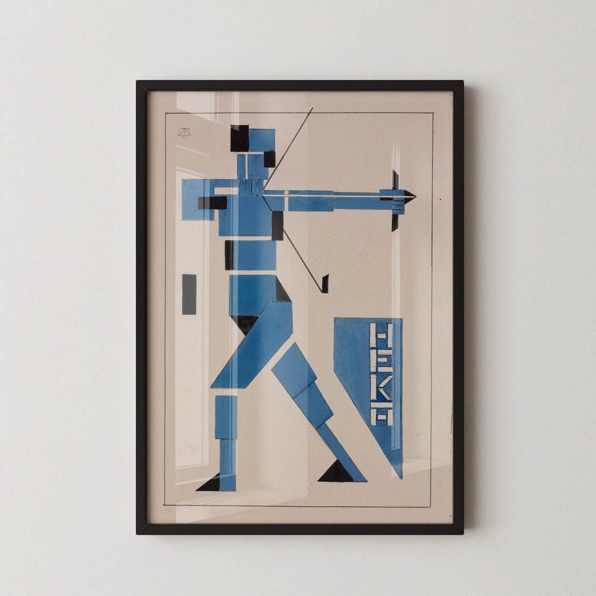 Theo van Doesburg Bauhaus Print: Mid-Century Modern Giclee Art