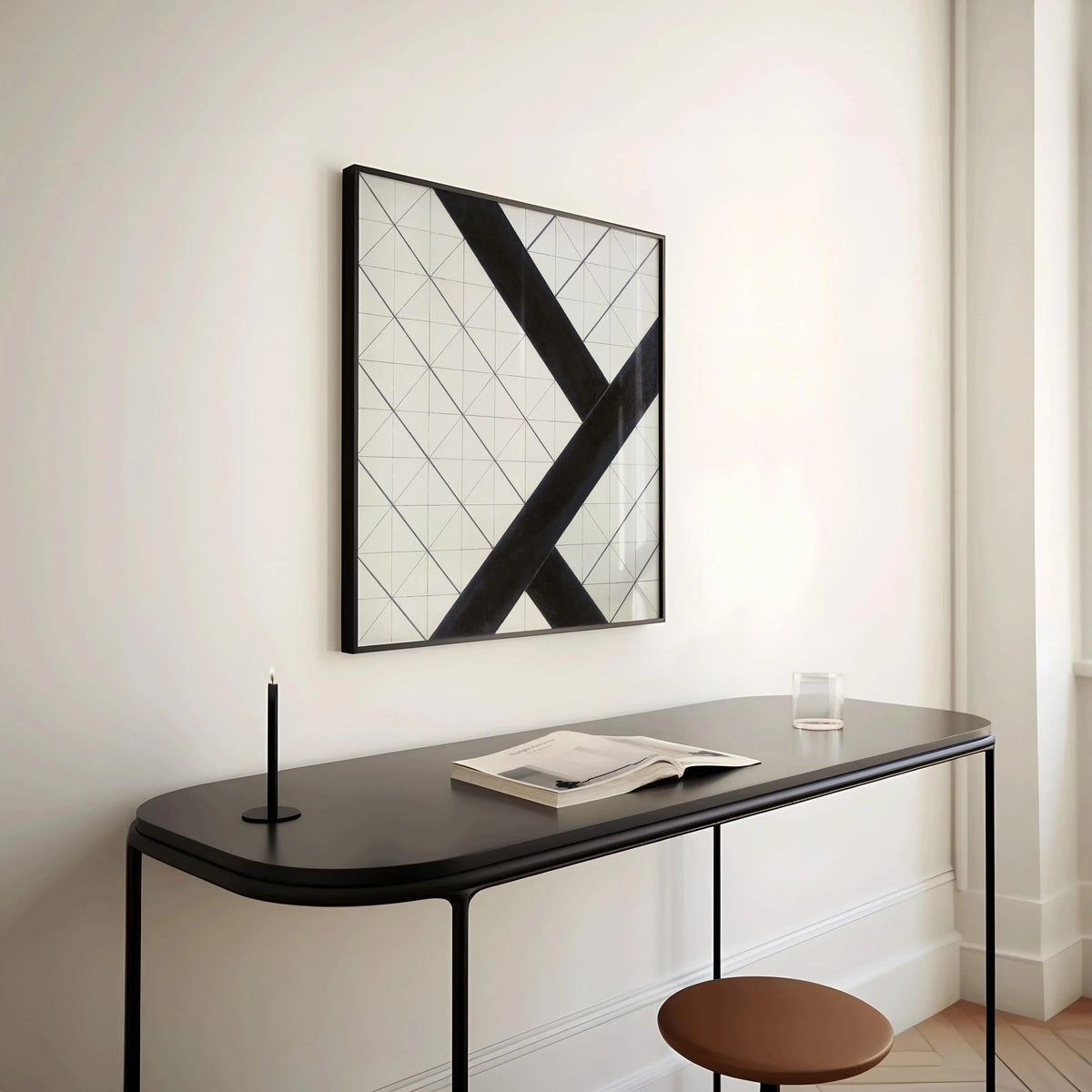 Theo van Doesburg Counter-Composition VI Print: Bauhaus Modern Art (Framed Available)
