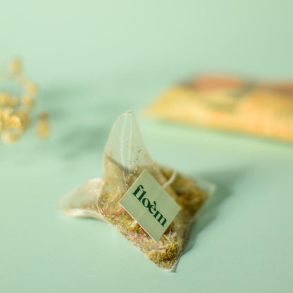 Herbal tea in individual sachet - Rose & Chamomile