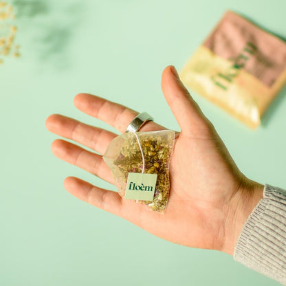 Herbal tea in individual sachet - Rose & Chamomile