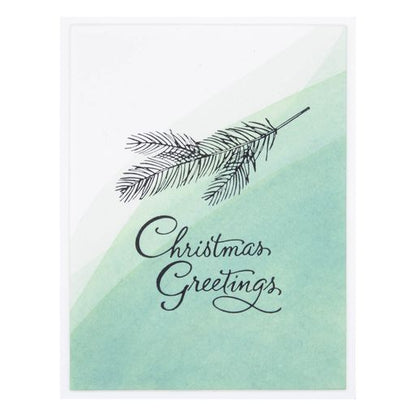 Plaque de presse Evergreen Branches de la collection BetterPress Christmas