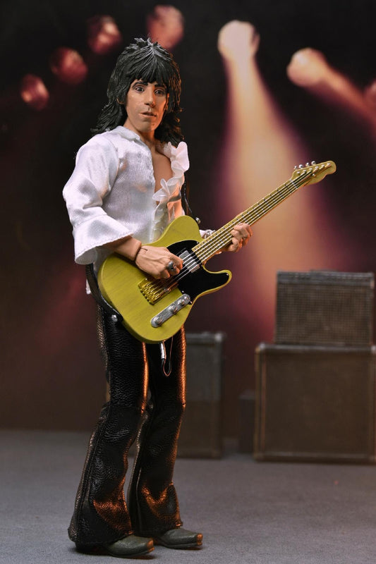 The Rolling Stones - Figurine articulée en tissu de 8 pouces - Keith Richards (1975) (Précommande Fév/Mar 2026)