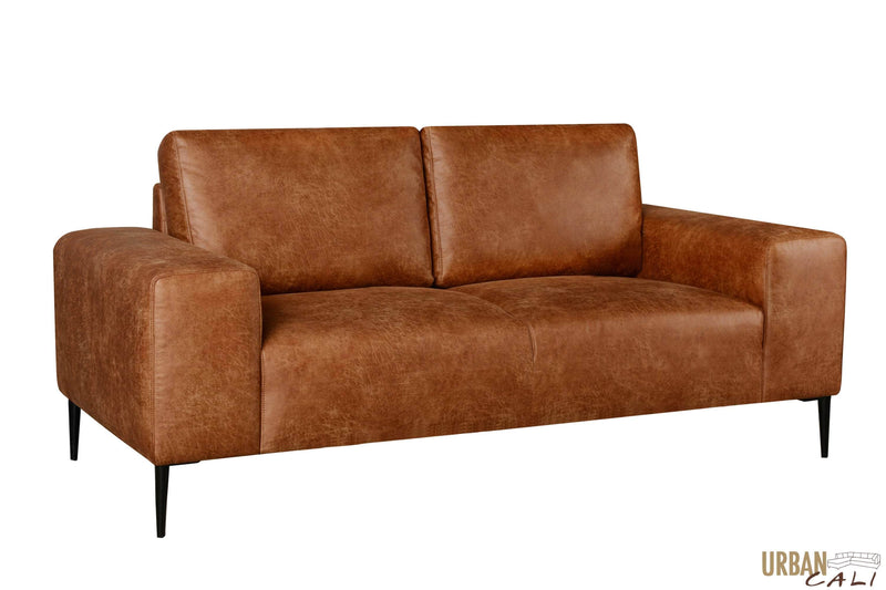 Freeman Loveseat in Rustic Light Brown