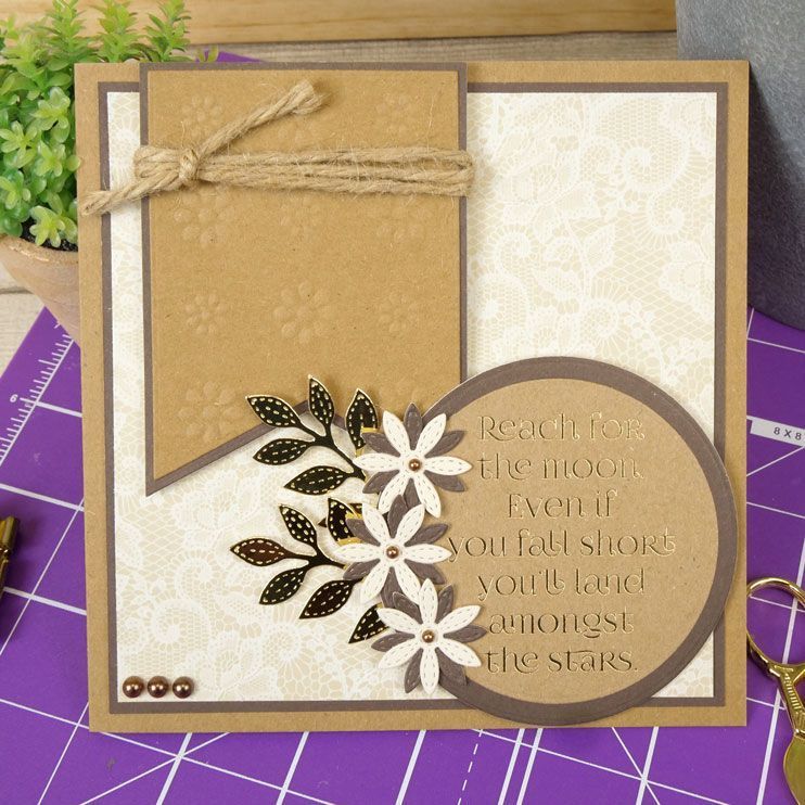 Bloc de papier kraft Perfect Verses plastifié
