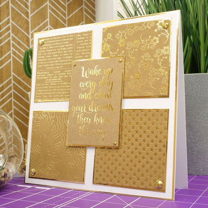 Bloc de papier kraft Perfect Verses plastifié