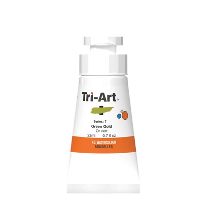 Tri-Art Water Colour Tubes - Green Gold