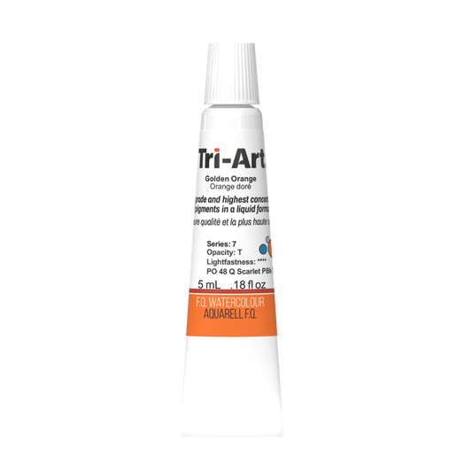Tri-Art Aquarelles en tubes - Orange doré