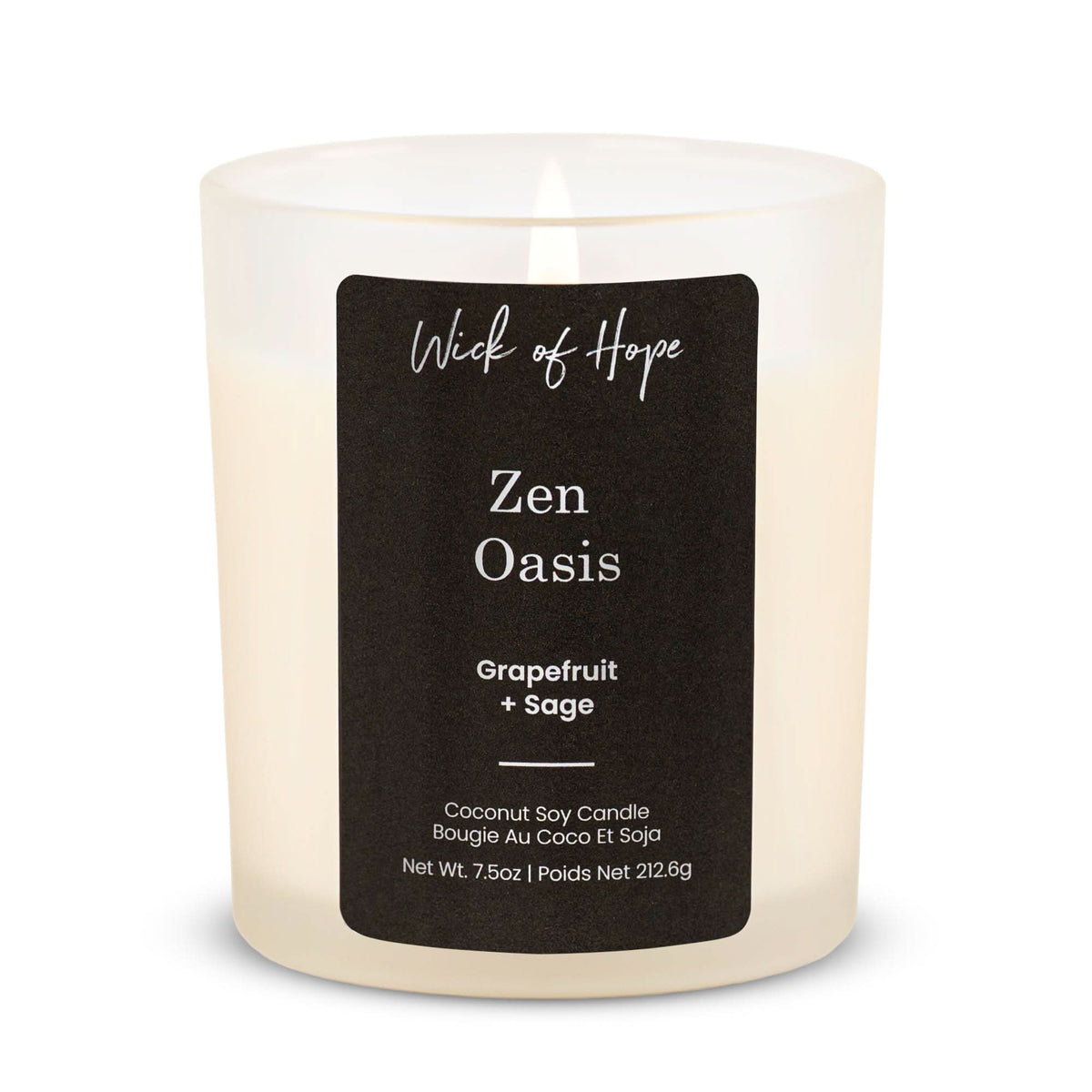 Bougie Zen Oasis | Pamplemousse + Sauge